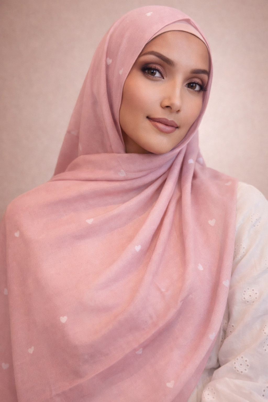 cute valentine girly hijab scarf