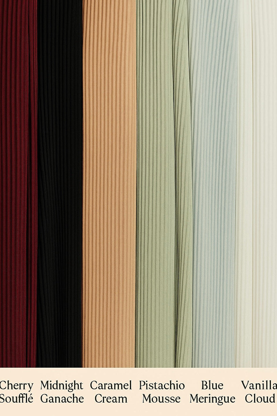 Duck pleated Hijabs