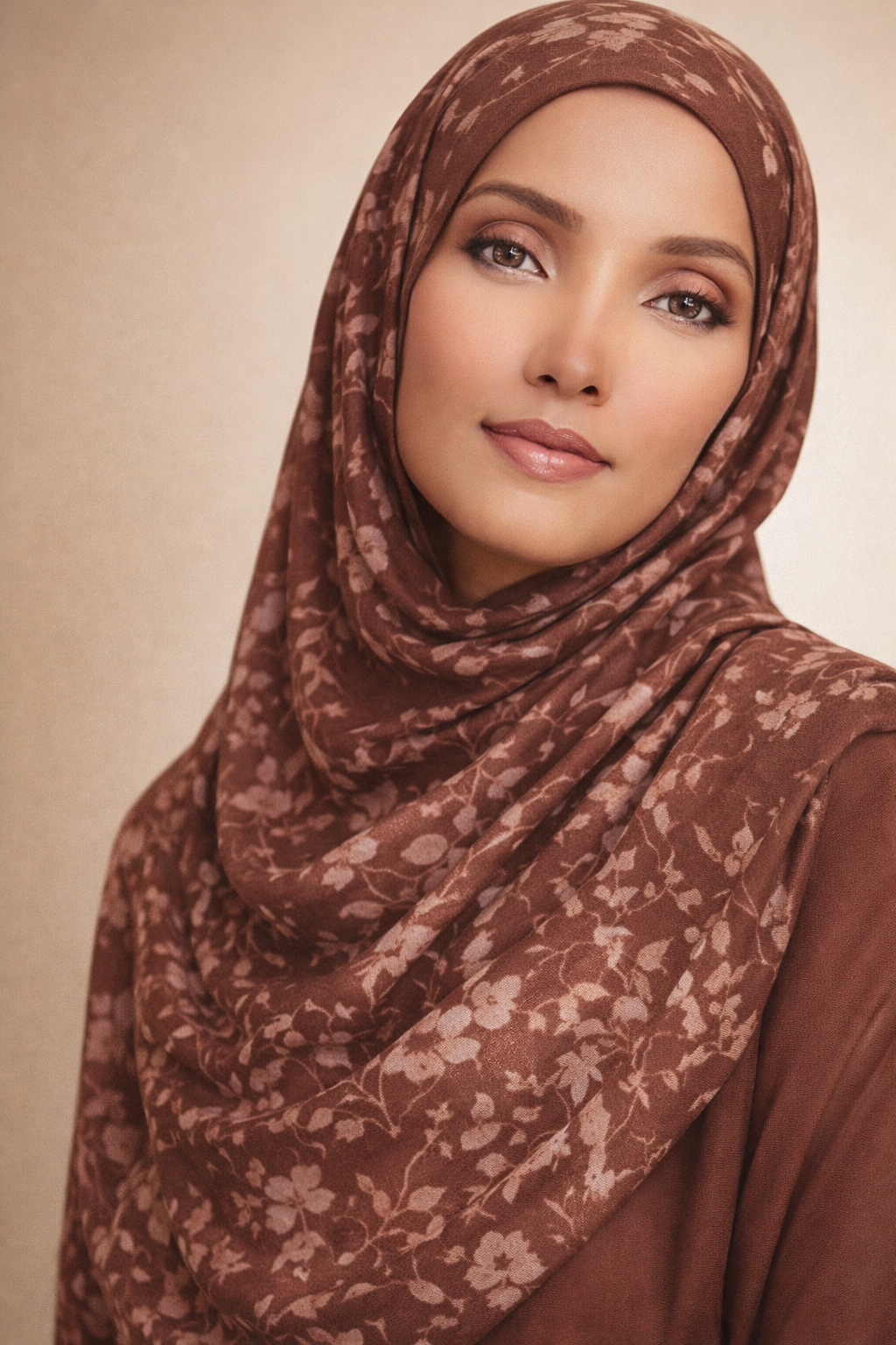 Trending earthy viral hijab