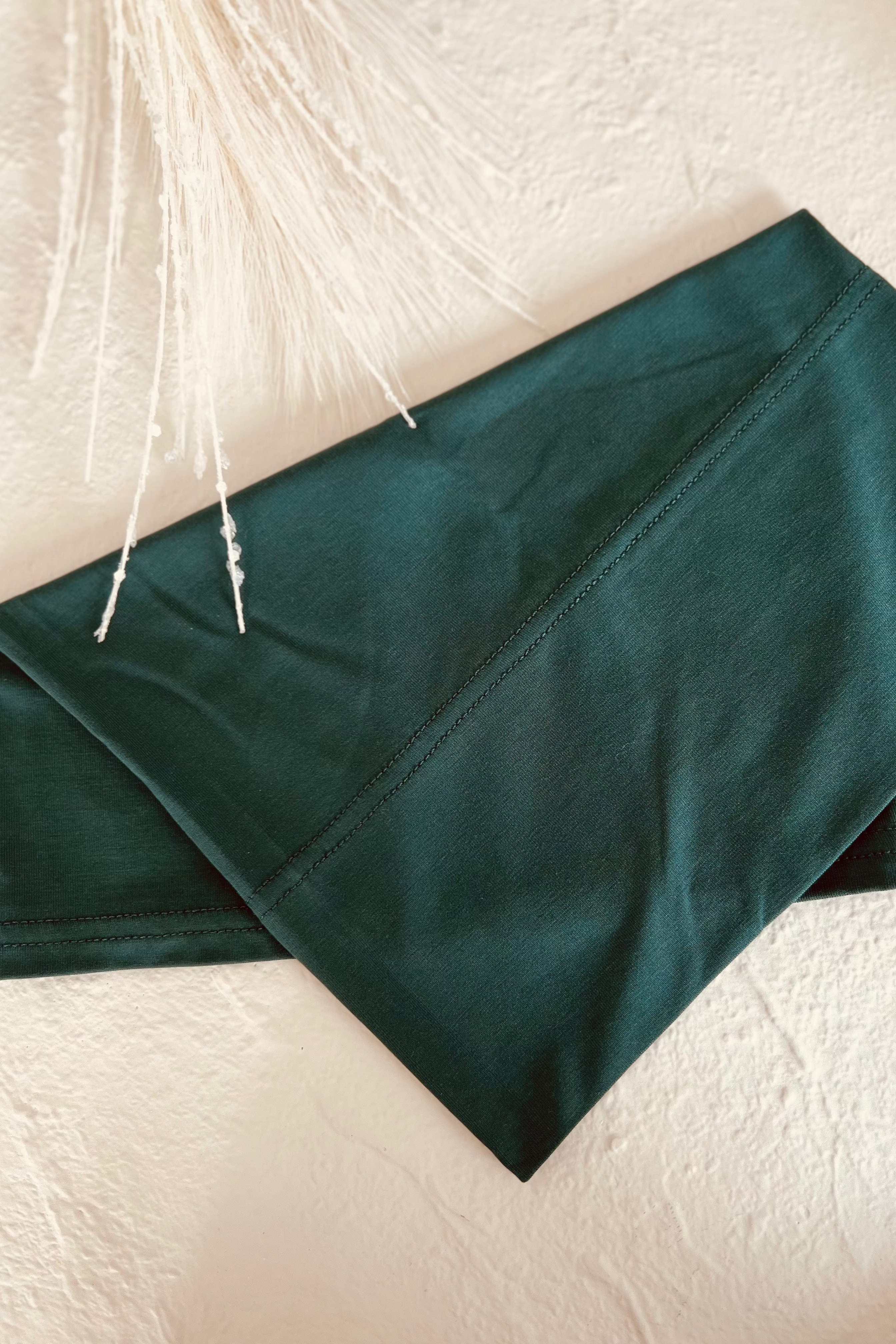 Bamboo Jersey Tube Undercap - Deep Green