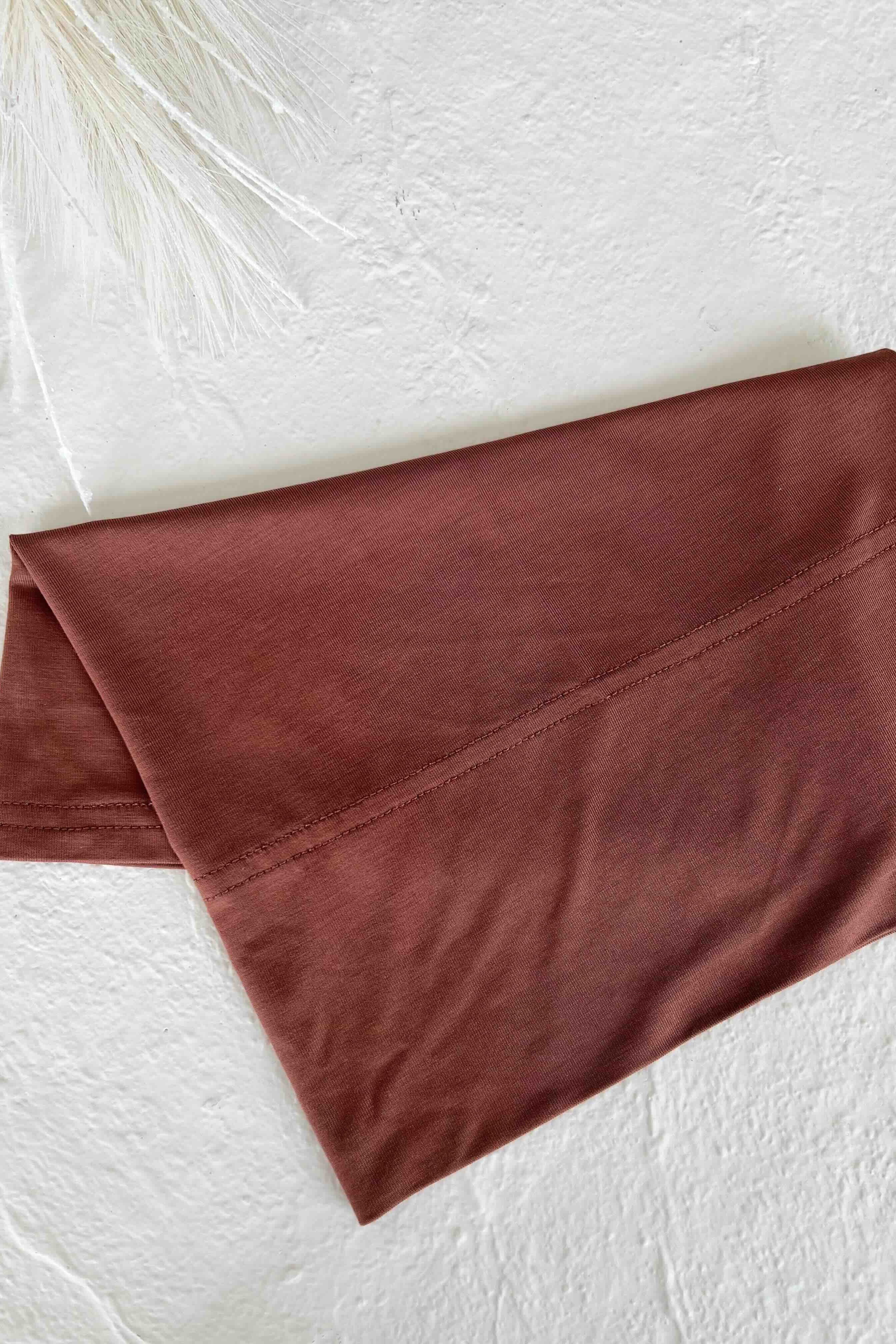 Bamboo Jersey Tube Undercap - Mocha