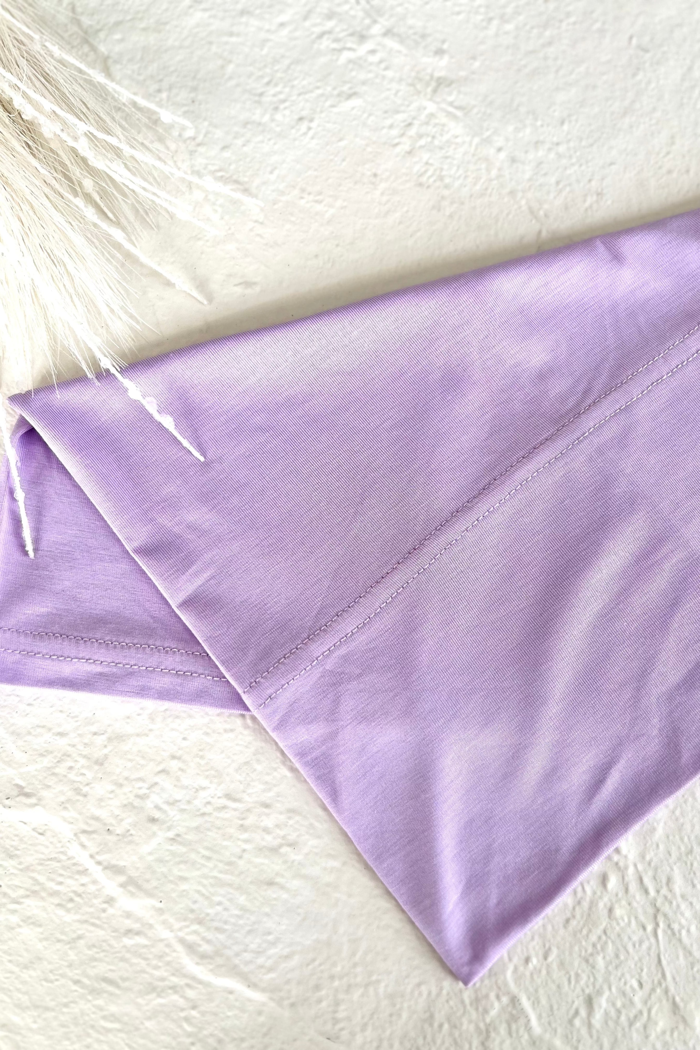 Bamboo Jersey Tube Undercap - Soft Lavender