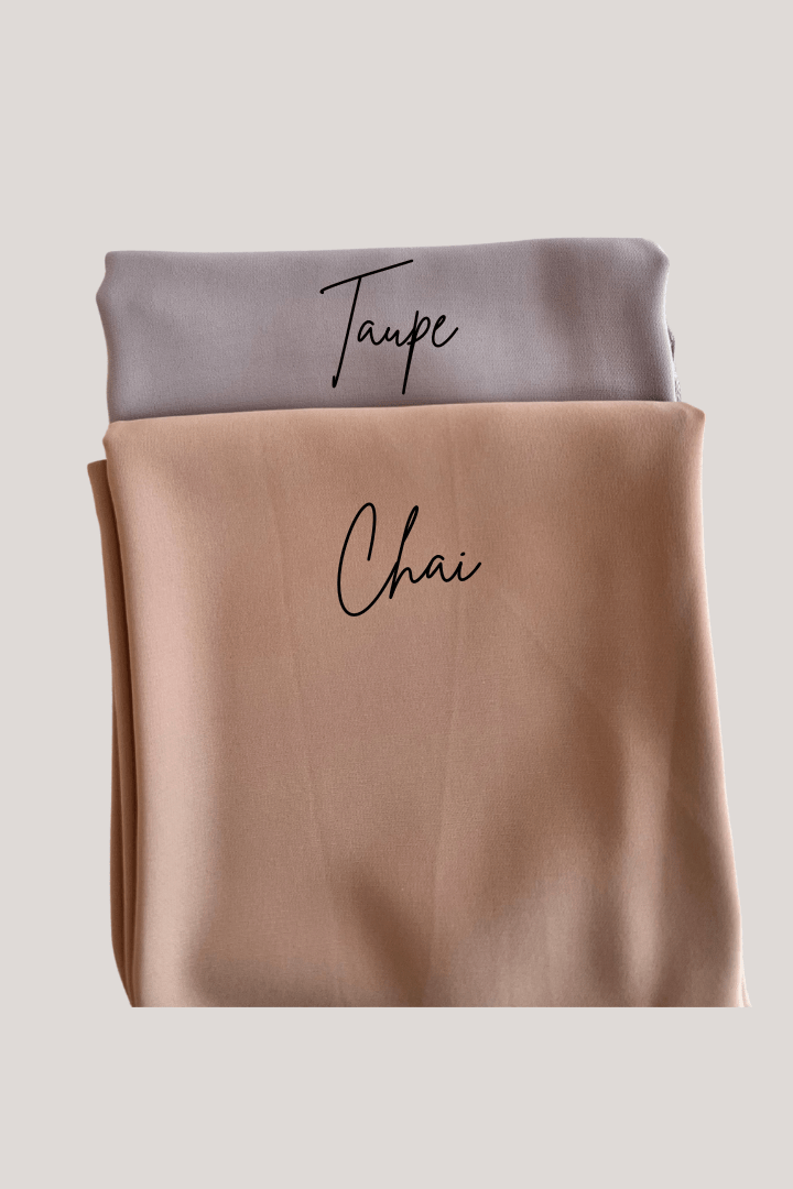 Luxe Chiffon Hijab - Chai
