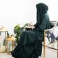 Luxe Abaya Hijab Set - Emerald Green