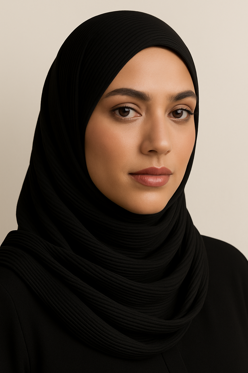 Pleated Hijab soft light