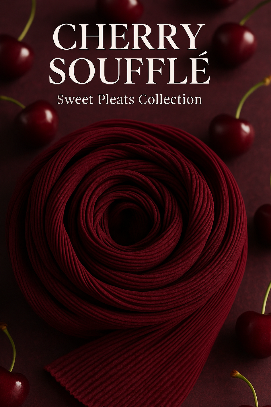 Crinkle Hijab, pleated hijab