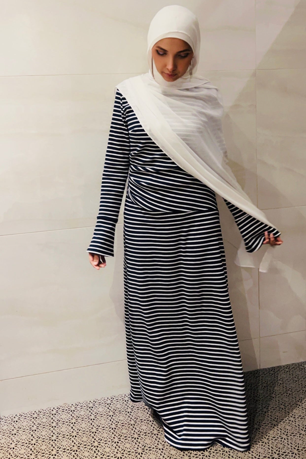 Stripe Maxi Dress