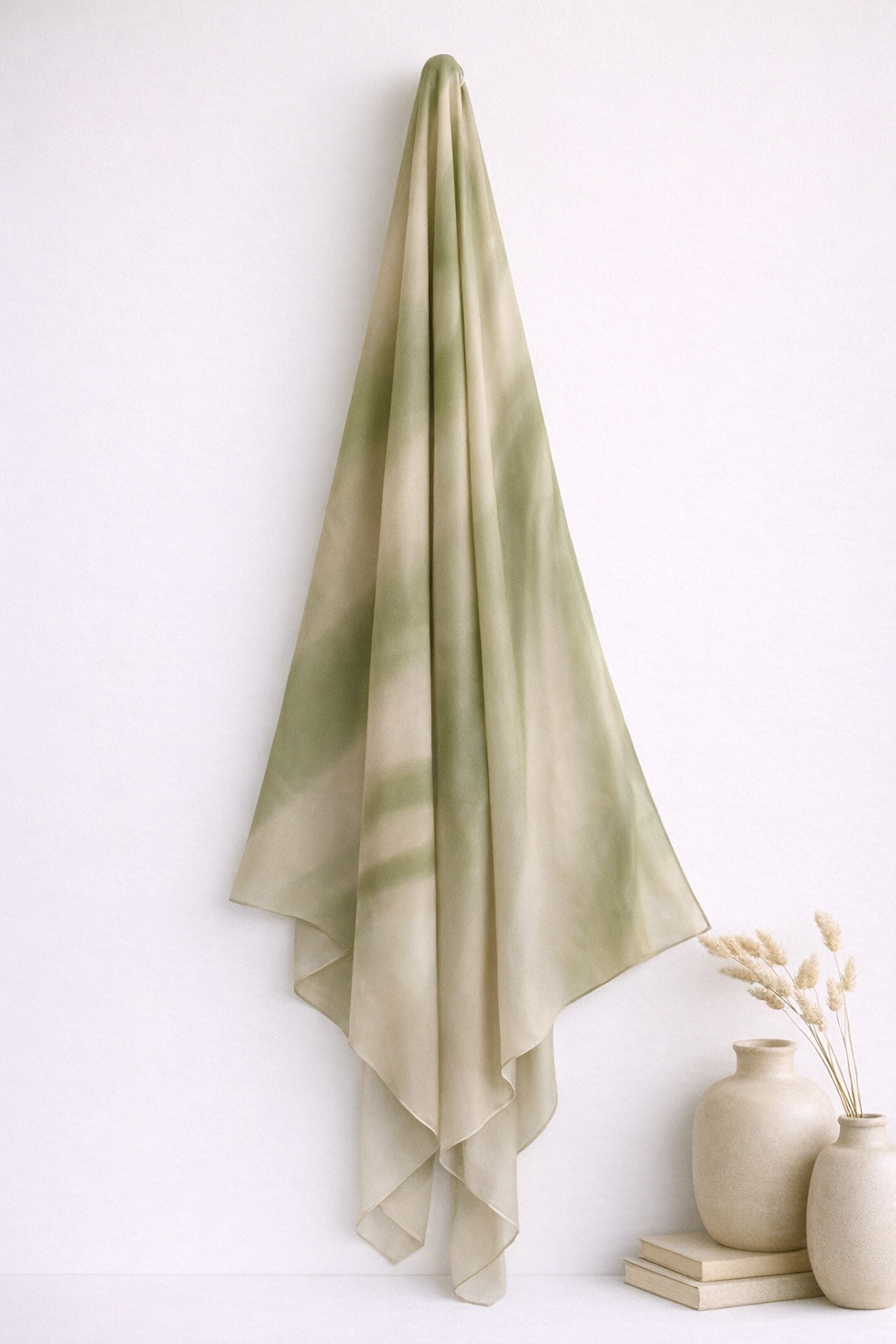 Green Ombre Modal Hijab