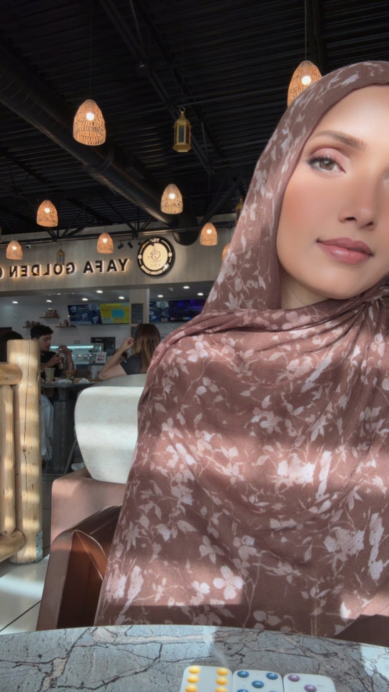 Printed Modal Hijab - Oud