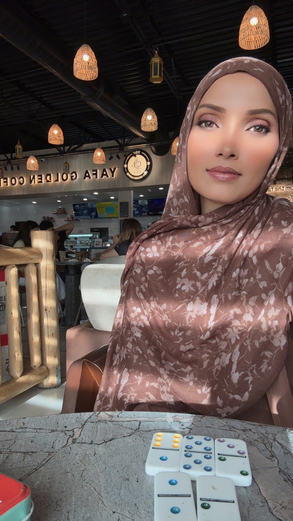 Printed Modal Hijab - Oud