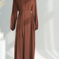 Essential 3 piece Abaya Set - Terracotta