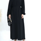 Essential 3 piece Abaya Set - Black