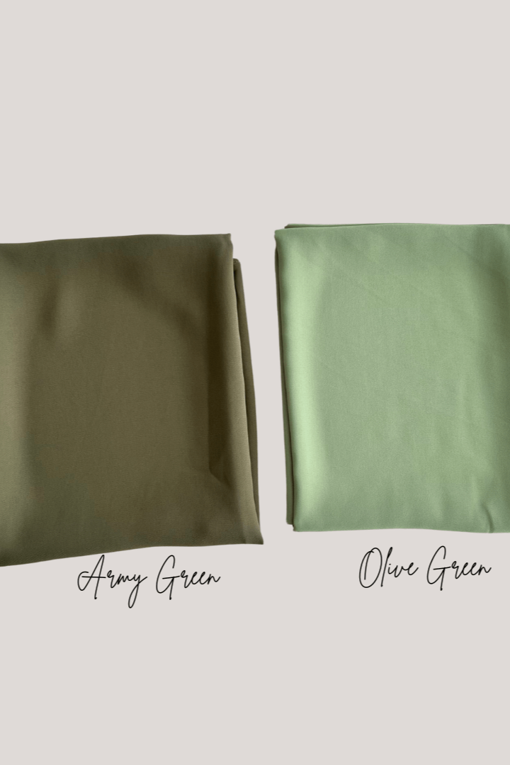 Luxe Chiffon Hijab - Olive