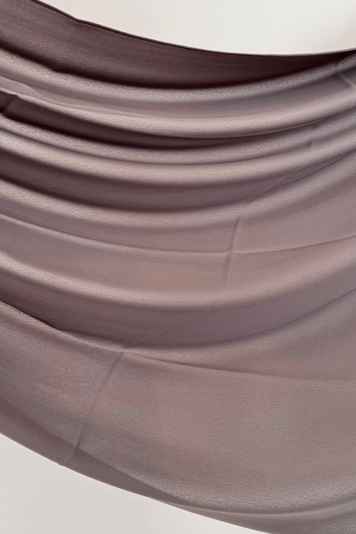 Luxe Chiffon Hijab - Taupe