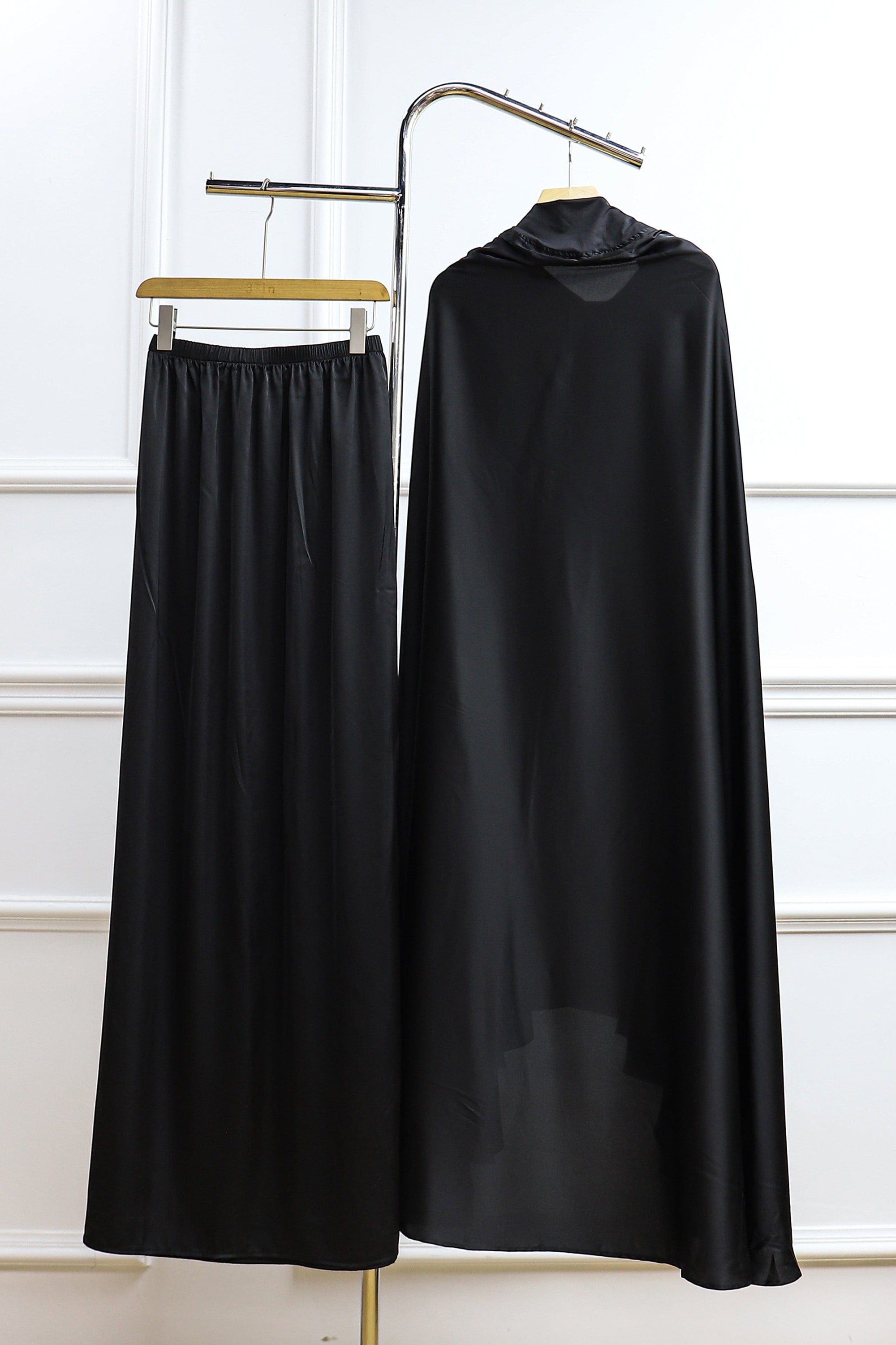 Matte Satin Classic Prayerwear - Noir