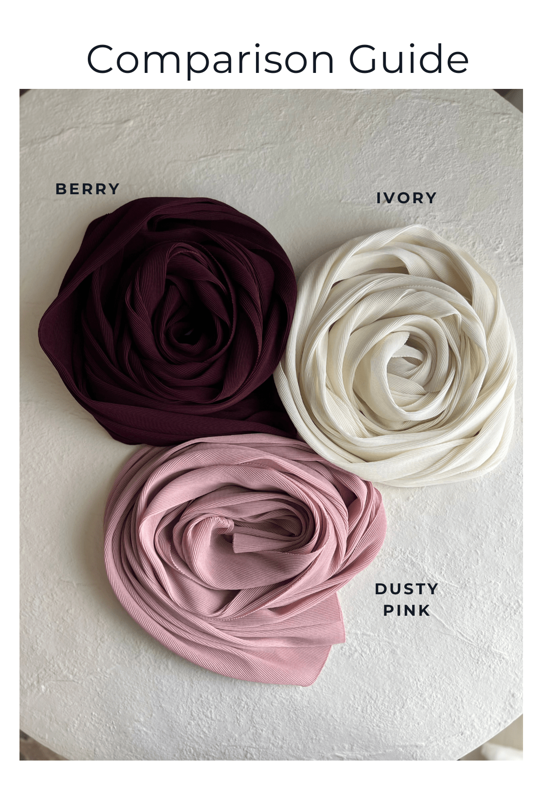 Pretty Pleats - Berry