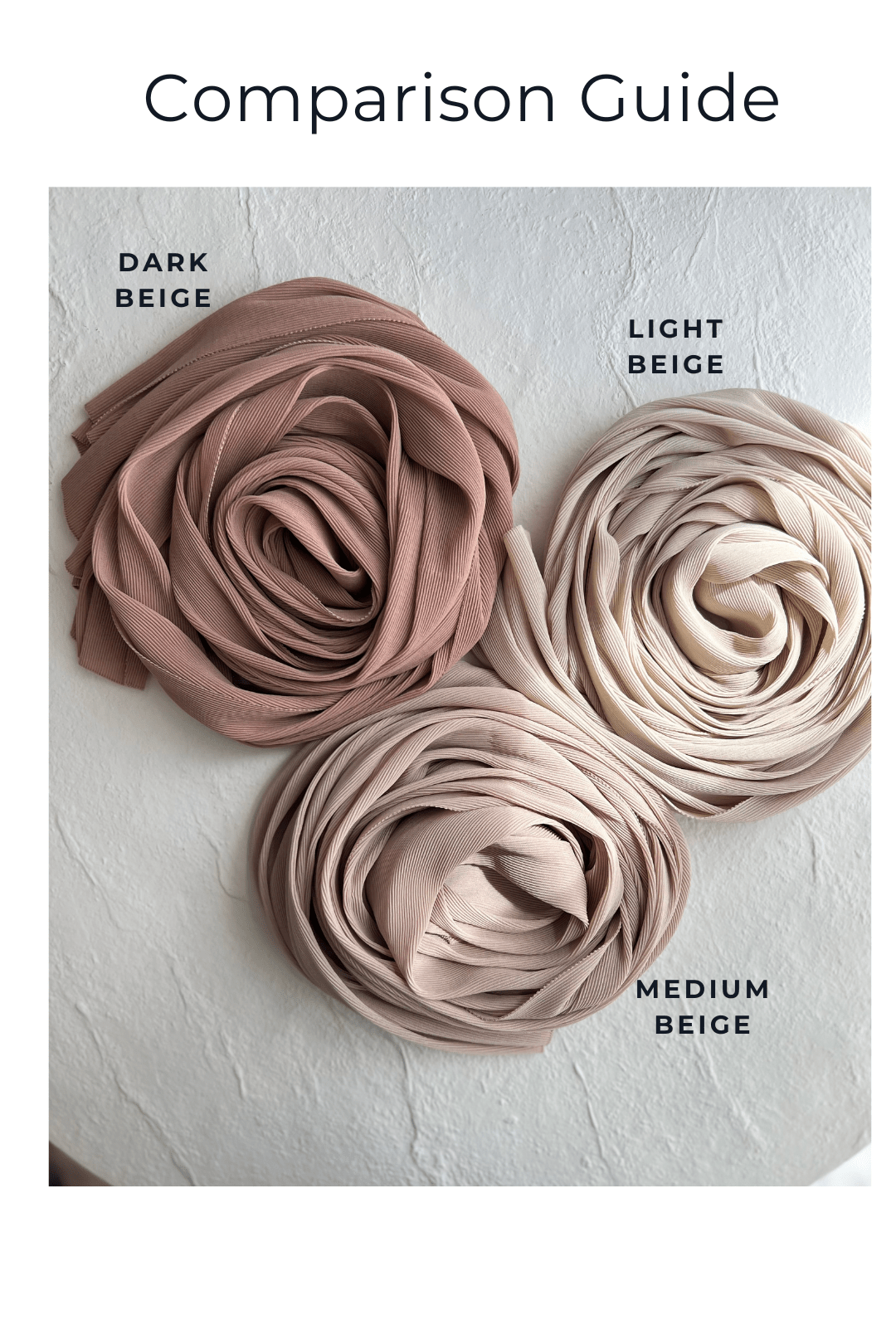 Pretty Pleats - Medium Beige